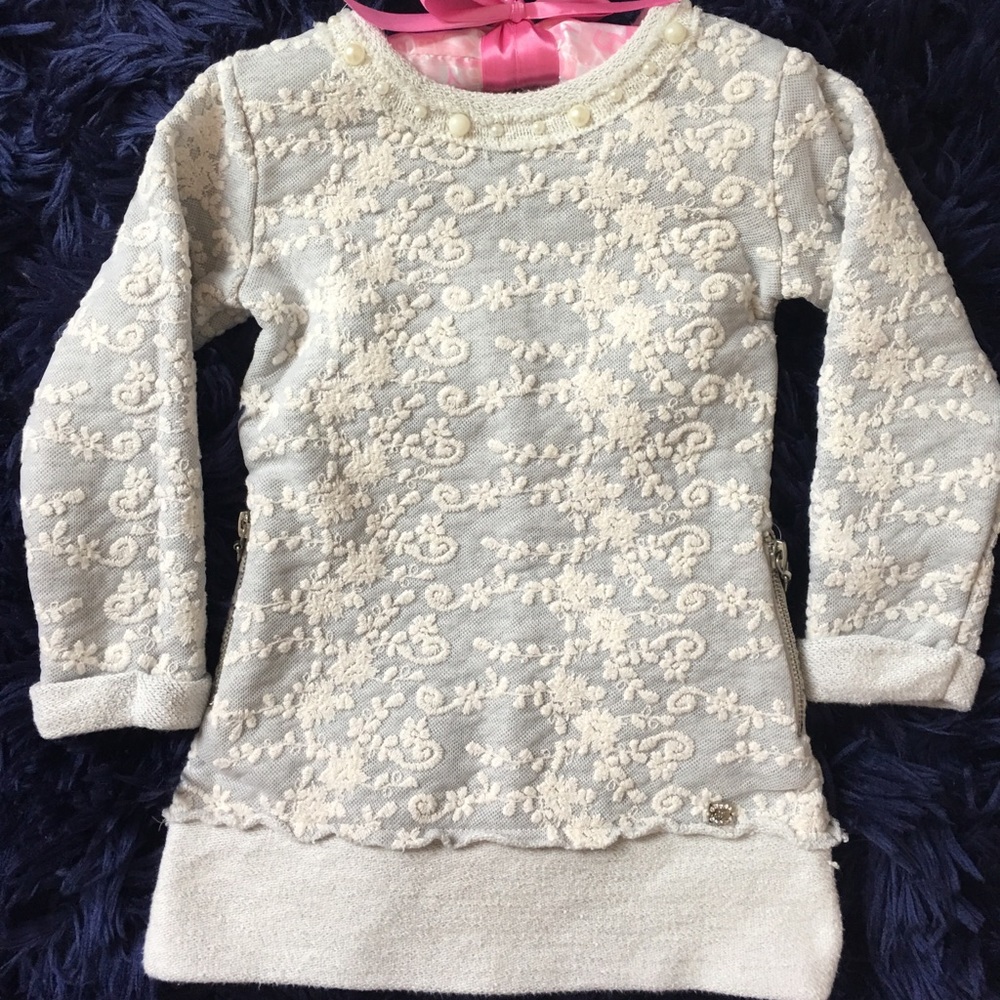 Fun&Fun 3t Sweater Lace Toddler girl dress